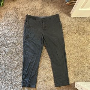 Mens Johnston & Murphy 40x32L Navy Chino Pants